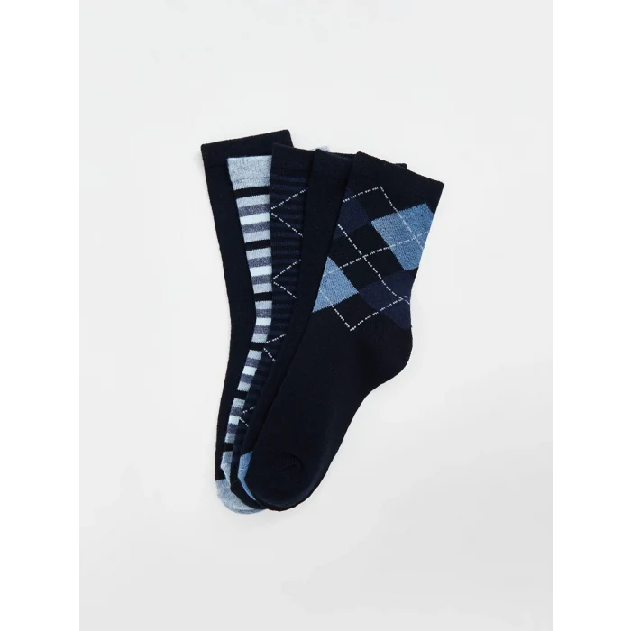 LCW Kids Karişik Desenli Erkek Çocuk Soket Çorap 5li