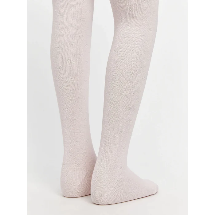 LCW Kids Pembe Desenli Kız Çocuk Külotlu Çorap 2li