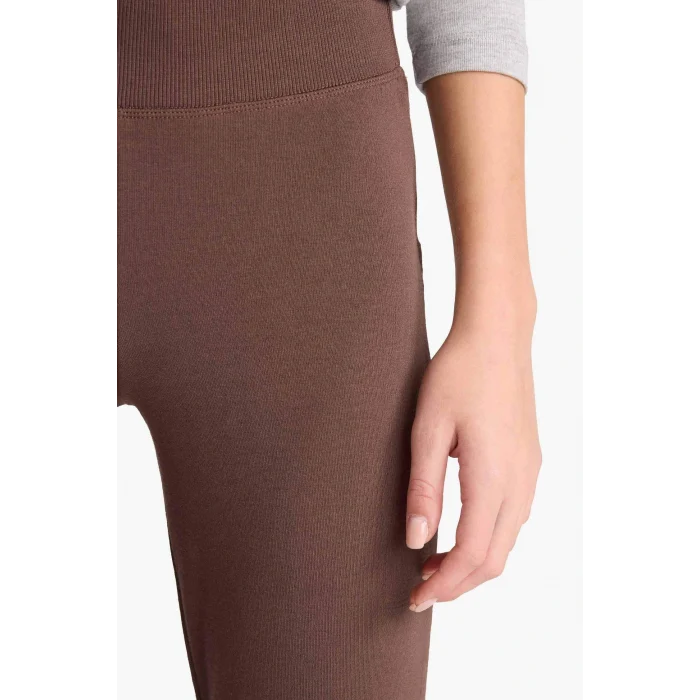 Defacto E0628AXBN539 Kahve Coool Flare Fit Ribana Pantolon