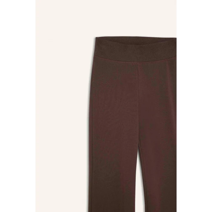 Defacto E0628AXBN539 Kahve Coool Flare Fit Ribana Pantolon