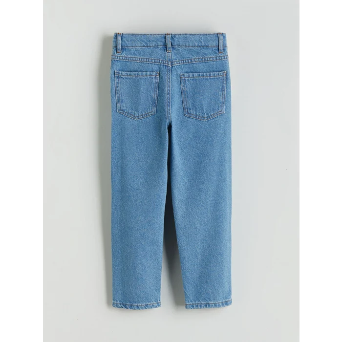 LCW Kids Indigo Beli Ayarlanabilir Erkek Çocuk Jean Pantolon