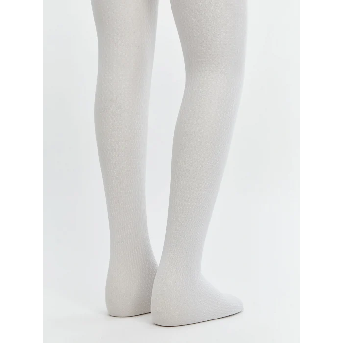 LCW Kids Beyaz Basic Kız Çocuk İnce Külotlu Çorap 2li