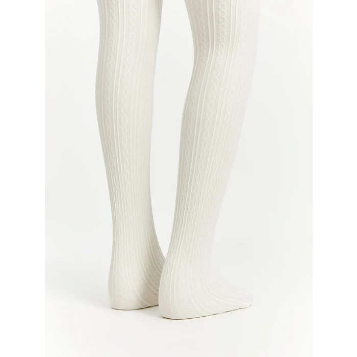 LCW Kids Ekru Kız Çocuk İnce Külotlu Çorap 2li