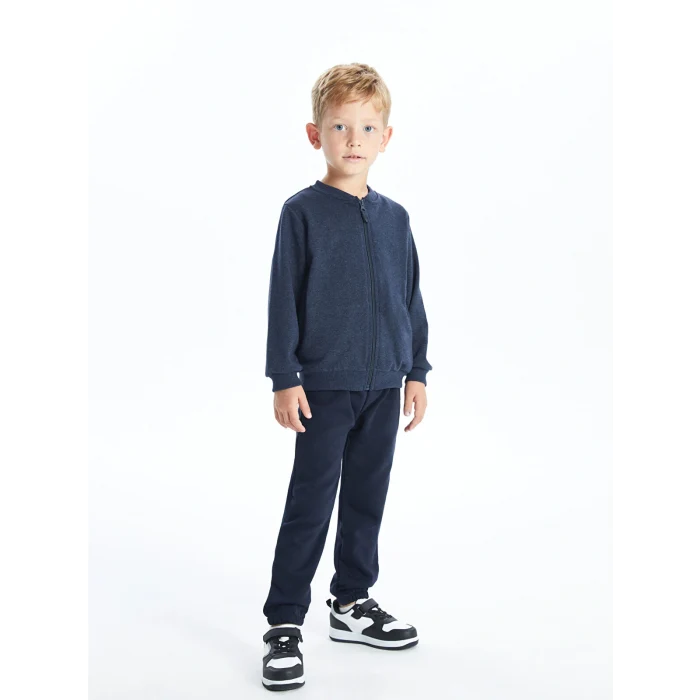 LCW Kids Indigo Beli Lastikli Basic Kalın Erkek Çocuk Jogger Eşofman Altı