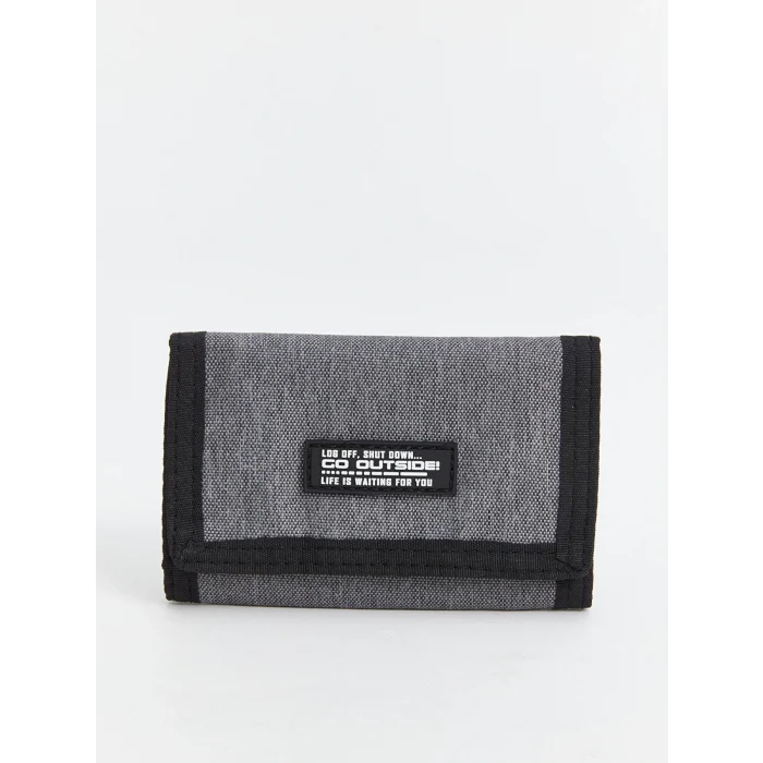 LCW ACCESSORIES Gri Baskılı Erkek Çocuk Cüzdan