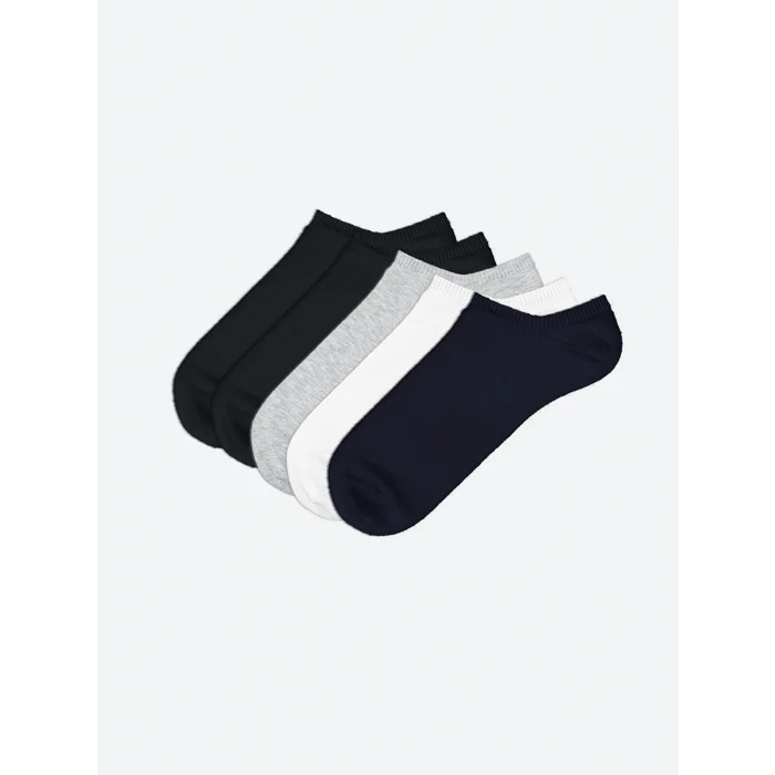 LCW ACCESSORIES Karişik Çizgili Erkek Sneaker Çorap 5li