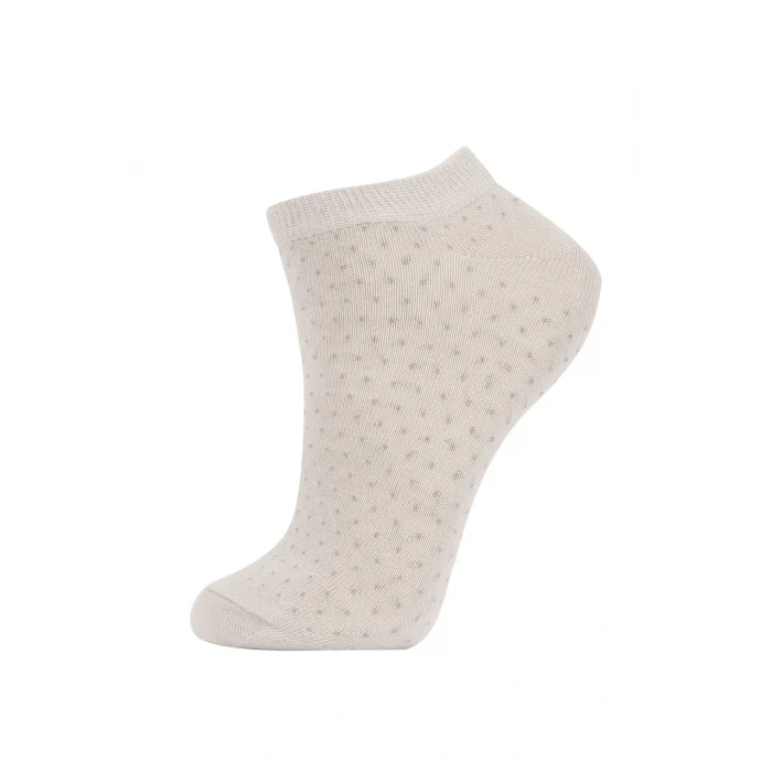 Defacto Z7555 Çok Renkli Kadın 5li Pamuklu Patik Çorap