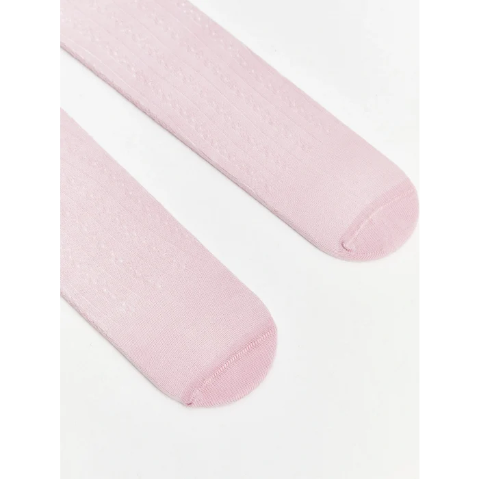 LCW baby Pembe Kız Bebek Külotlu Çorap 2li