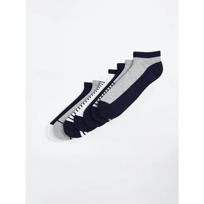 LCW ACCESSORIES Karişik Çizgili Erkek Patik Çorap 7li