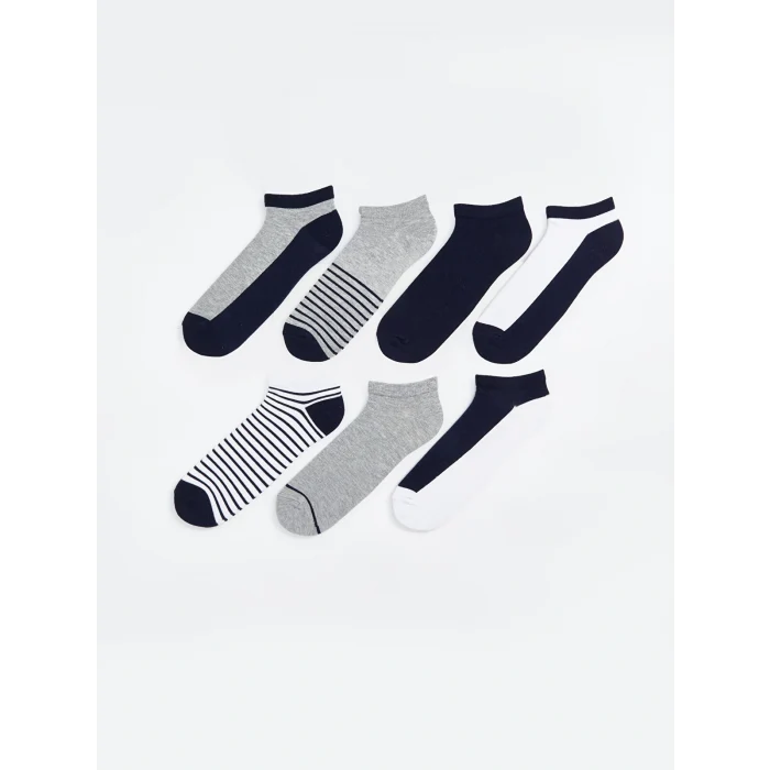 LCW ACCESSORIES Karişik Çizgili Erkek Patik Çorap 7li