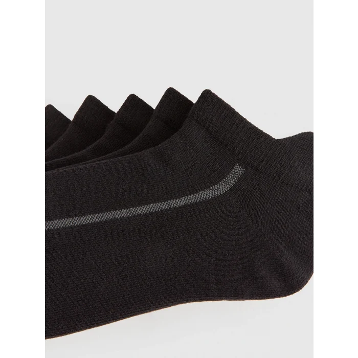 LCW ACCESSORIES Siyah Erkek Patik Çorap 5li