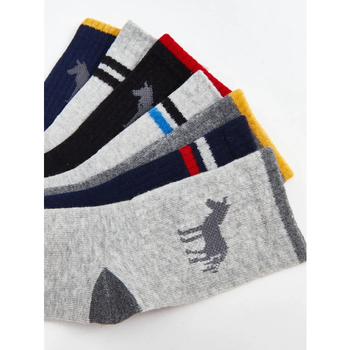 LCW Kids Karişik Desenli Erkek Çocuk Soket Çorap 7li