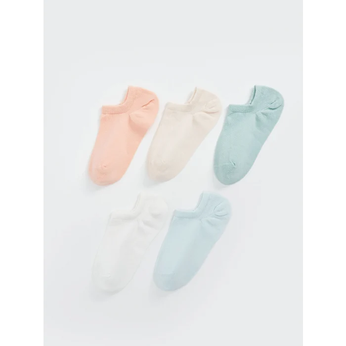 LCW DREAM Pembe Kadın Düz Patik Çorap 5li