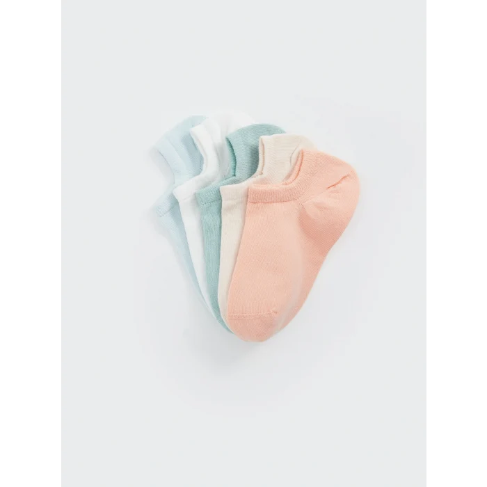 LCW DREAM Pembe Kadın Düz Patik Çorap 5li