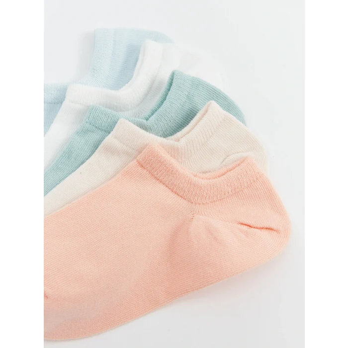 LCW DREAM Pembe Kadın Düz Patik Çorap 5li