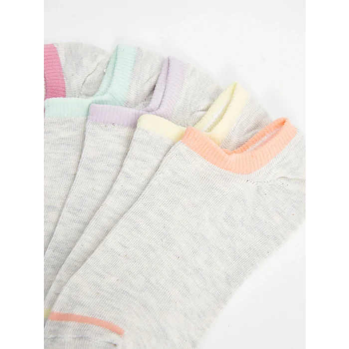 LCW DREAM Pembe Kadın Düz Patik Çorap 5li