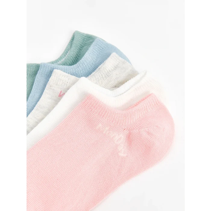 LCW DREAM Pembe Baskılı Kadın Patik Çorap 5li