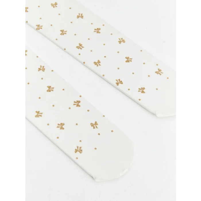 LCW Kids Pembe Desenli Kız Çocuk İnce Külotlu Çorap 2li