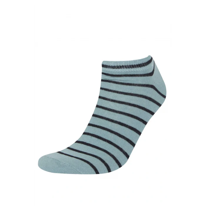 Defacto D9971 Çok Renkli Erkek 5li Pamuklu Patik Çorap