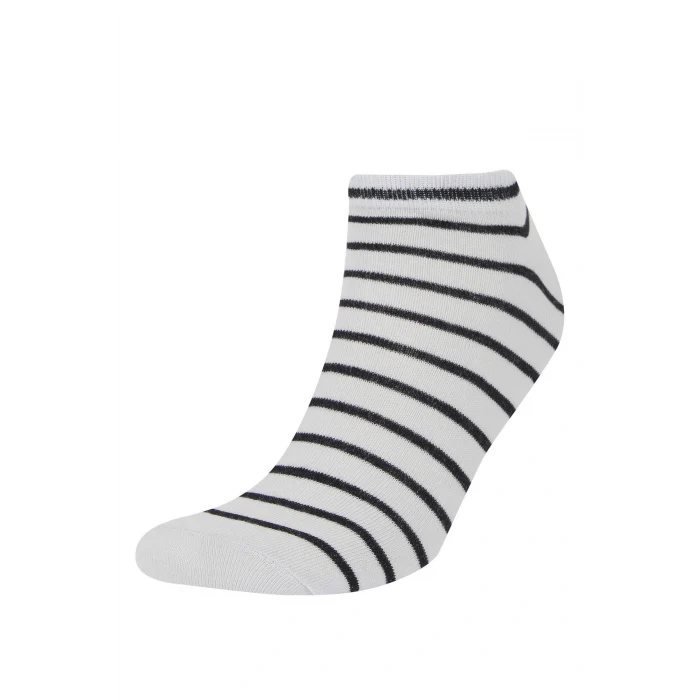 Defacto D9971 Çok Renkli Erkek 5li Pamuklu Patik Çorap