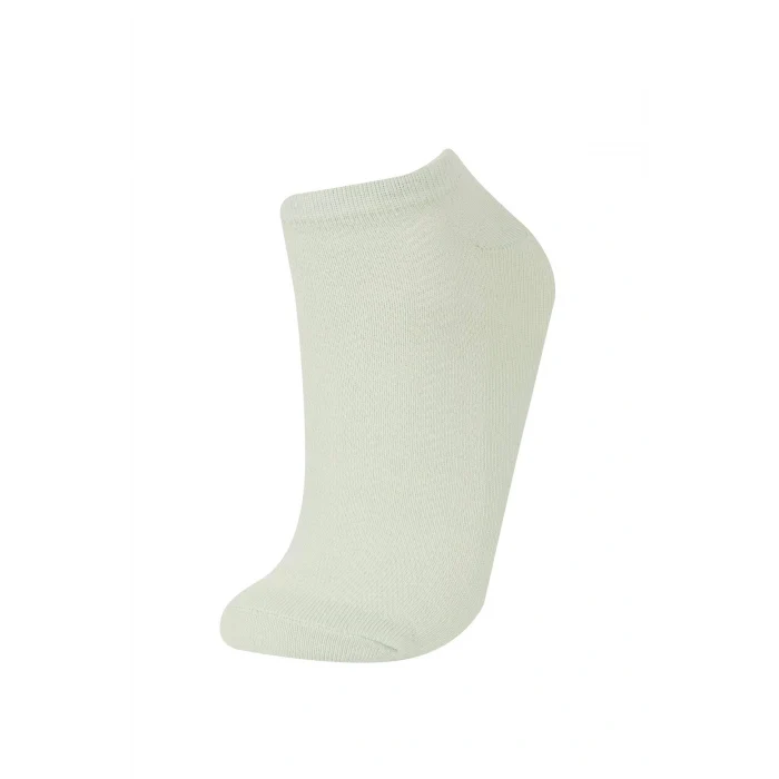 Defacto E2128 Çok Renkli Kadın 5li Pamuklu Patik Çorap