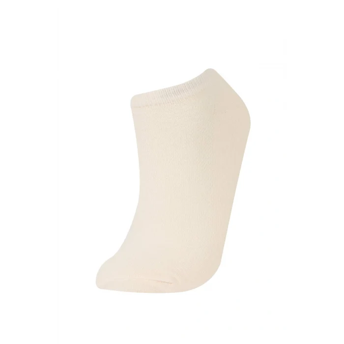 Defacto E2128 Çok Renkli Kadın 5li Pamuklu Patik Çorap