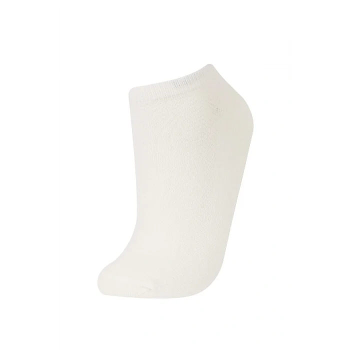 Defacto E2128 Çok Renkli Kadın 5li Pamuklu Patik Çorap