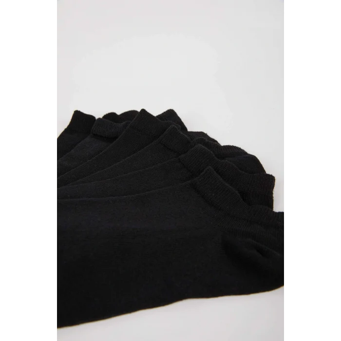 Defacto K4600 Siyah Erkek 7li Kısa Çorap