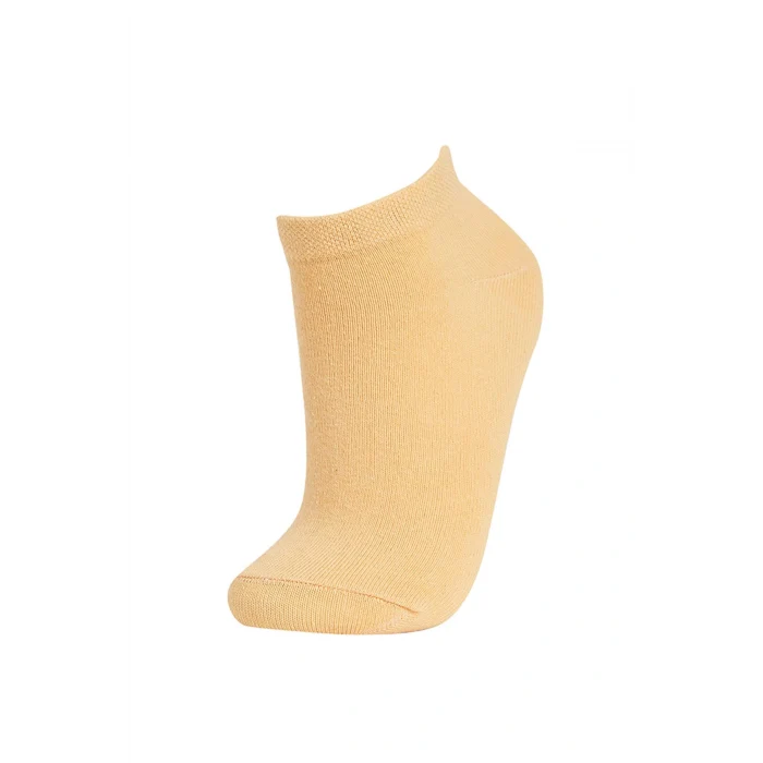 Defacto V5122 Çok Renkli Kadın 5li Pamuklu Patik Çorap