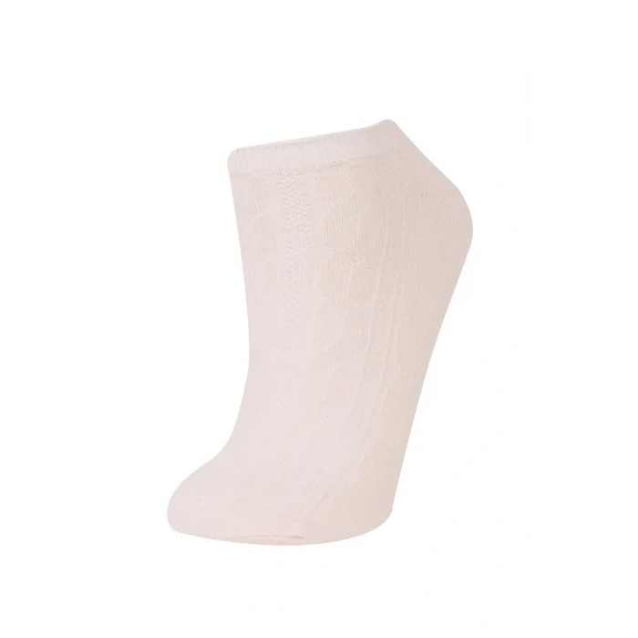 Defacto E2126 Çok Renkli Kadın Rahat Lastikli 5li Pamuklu Patik Çorap