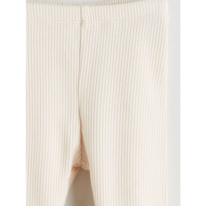 LCW baby Yeşil Bisiklet Yaka Kız Bebek Sweatshirt ve Tayt 2li