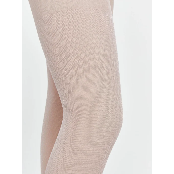 LCW Kids Pembe Kız Çocuk Simli İnce Külotlu Çorap 2li