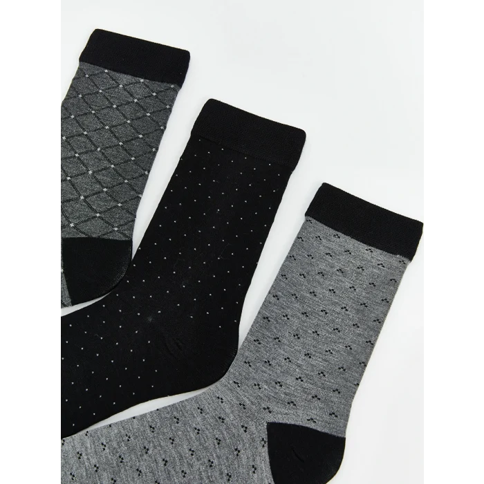 LCW ACCESSORIES Karişik Desenli Erkek Soket Çorap 5li