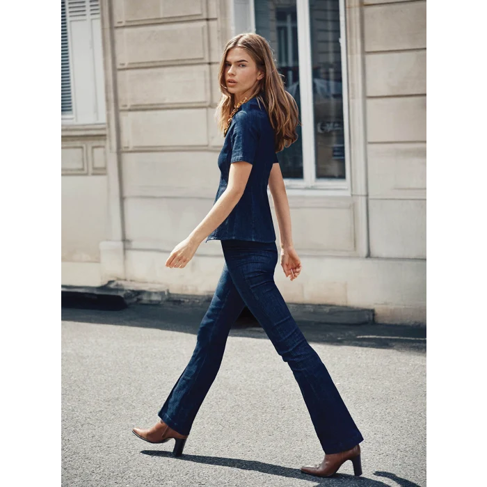 LCW Vision Indigo Flare Kadın Jean Pantolon