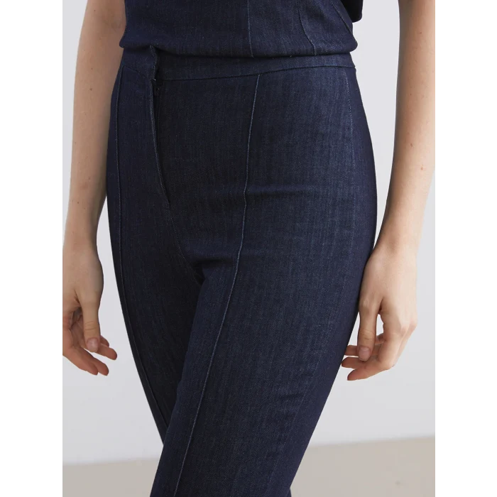 LCW Vision Indigo Flare Kadın Jean Pantolon