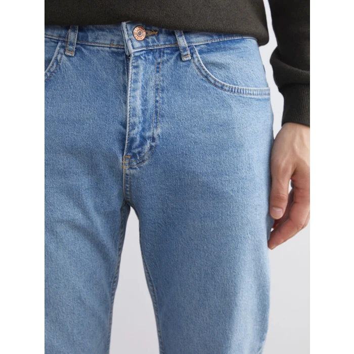 LCW Jeans Indigo 730 Havuç Kalıp Erkek Jean Pantolon