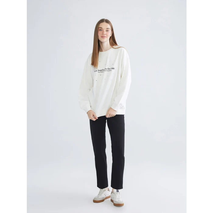 LCWAIKIKI Classic Siyah Slim Mom Kadın Jean Pantolon