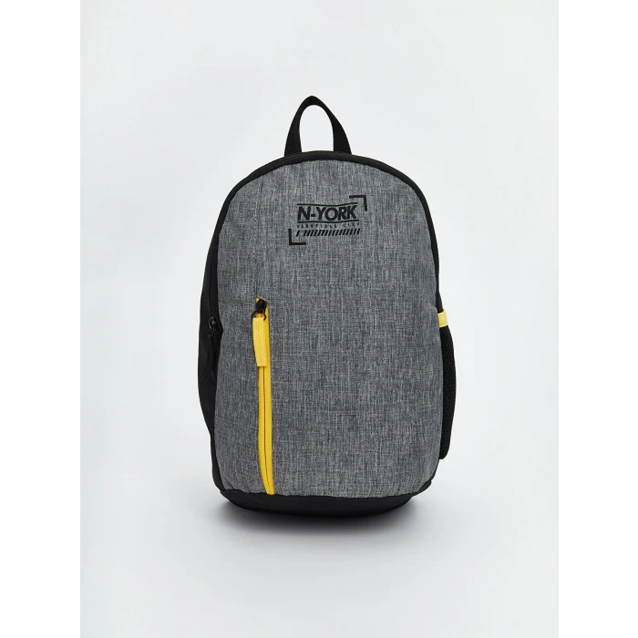 LCW ACCESSORIES Gri Baskılı Erkek Çocuk Sırt Çantası