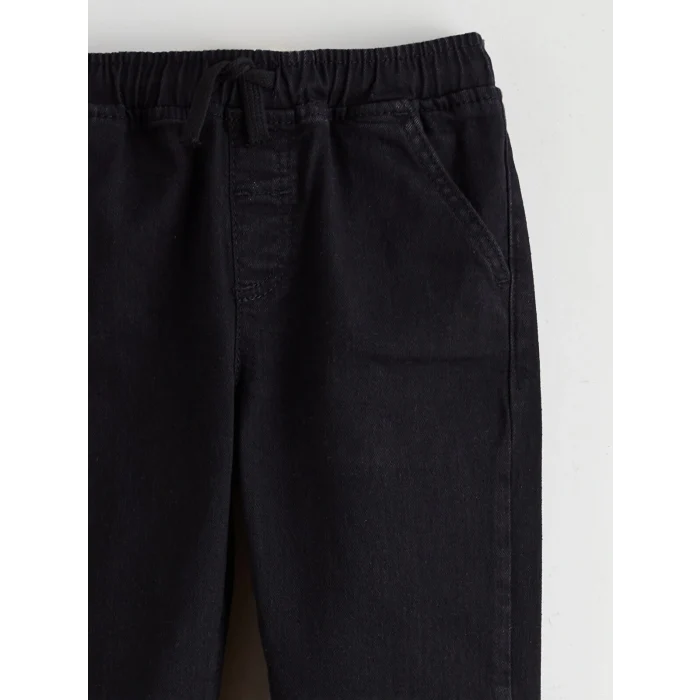 LCW Kids Siyah Slim Fit Erkek Çocuk Jean Pantolon