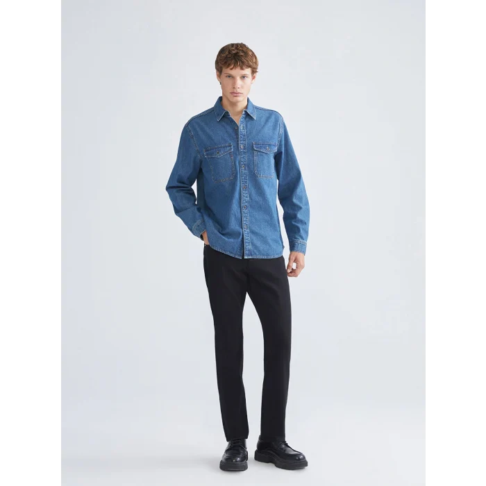 LCW Jeans Siyah 750 Slim Fit Erkek Jean Pantolon