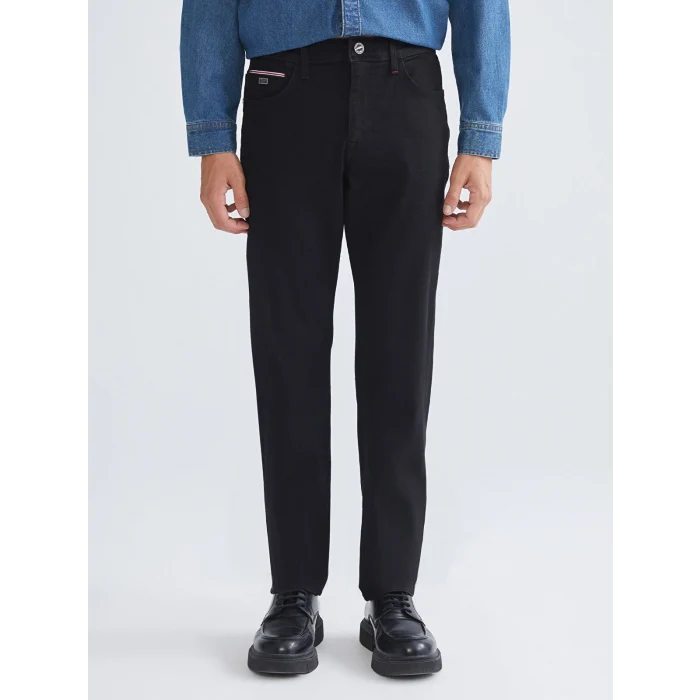 LCW Jeans Siyah 750 Slim Fit Erkek Jean Pantolon