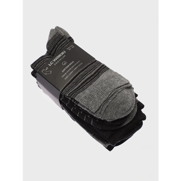 LCW ACCESSORIES Karişik Desenli Erkek Soket Çorap 7li