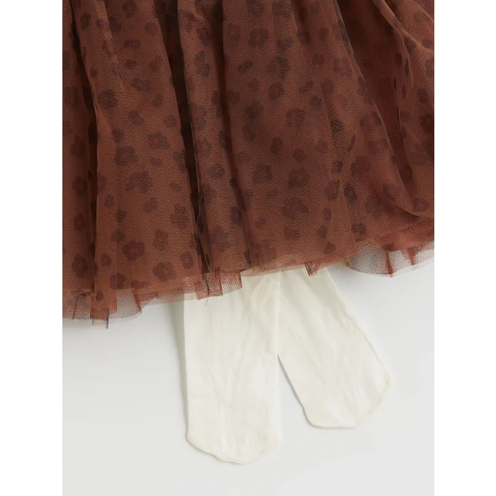 LCW Kids Bej Bisiklet Yaka Kız Çocuk 3lü Takım