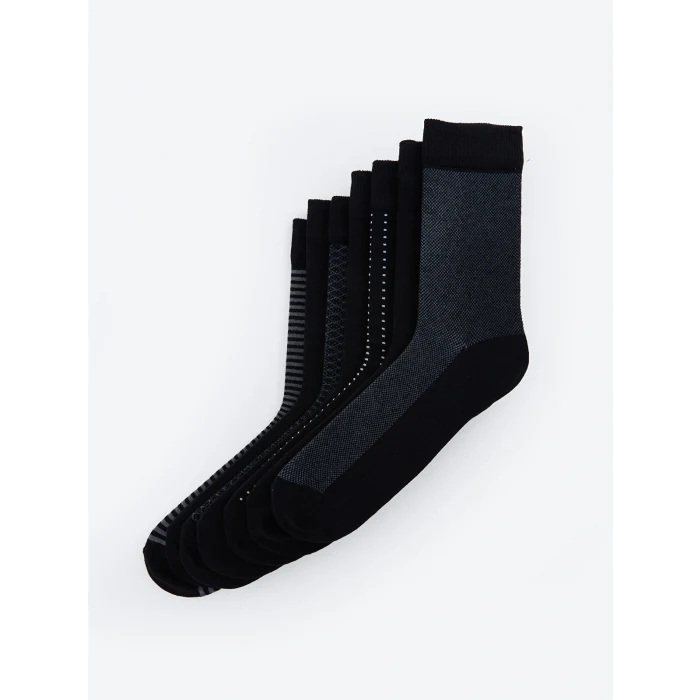 LCW ACCESSORIES Karişik Desenli Erkek Soket Çorap 7li