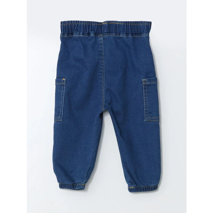 LCW baby Mavi Beli Lastikli Basic Erkek Çocuk Jean Pantolon
