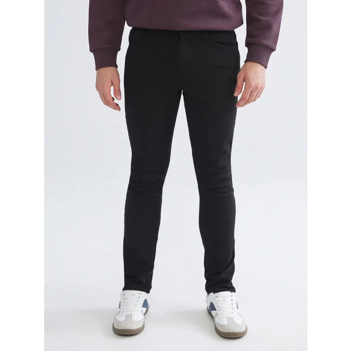 LCW Jeans Siyah 750 Slim Fit Erkek Jean Pantolon