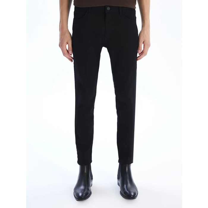 LCW Jeans Siyah 750 Slim Fit Erkek Jean Pantolon