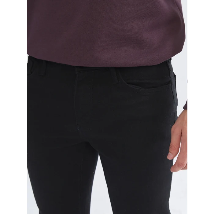 LCW Jeans Siyah 750 Slim Fit Erkek Jean Pantolon