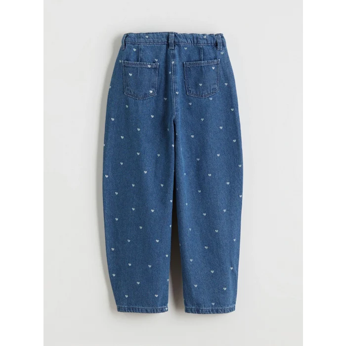 LCW Kids Indigo Balloon Fit Kız Çocuk Jean Pantolon