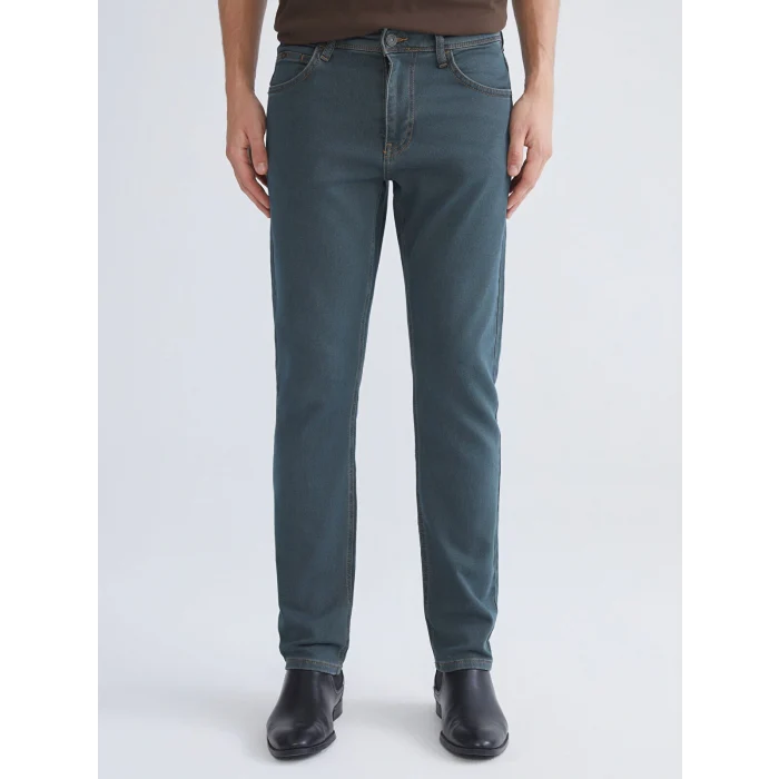 LCW Jeans Yeşil 779 Regular Fit Erkek Jean Pantolon